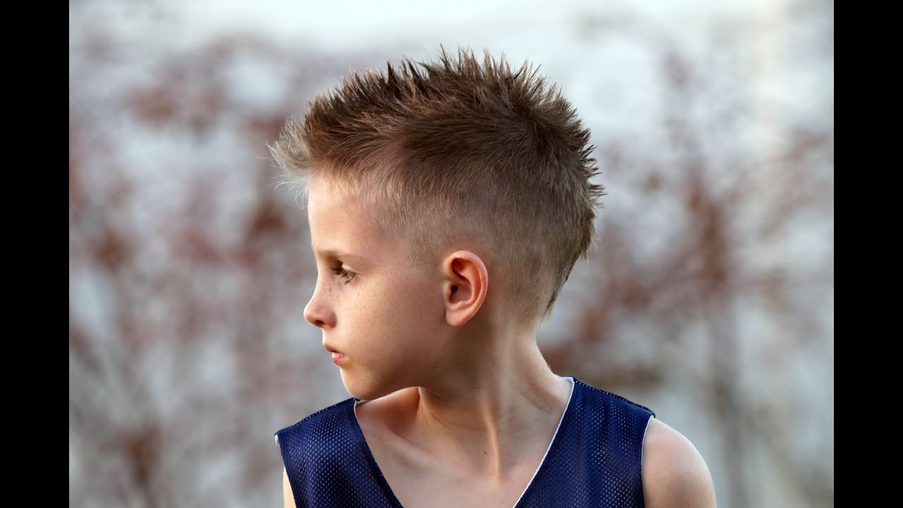 Boy Mohawk Hairstyles
 HOW TO CUT A Boy s Mohawk Fohawk Hair CUT Tutorial
