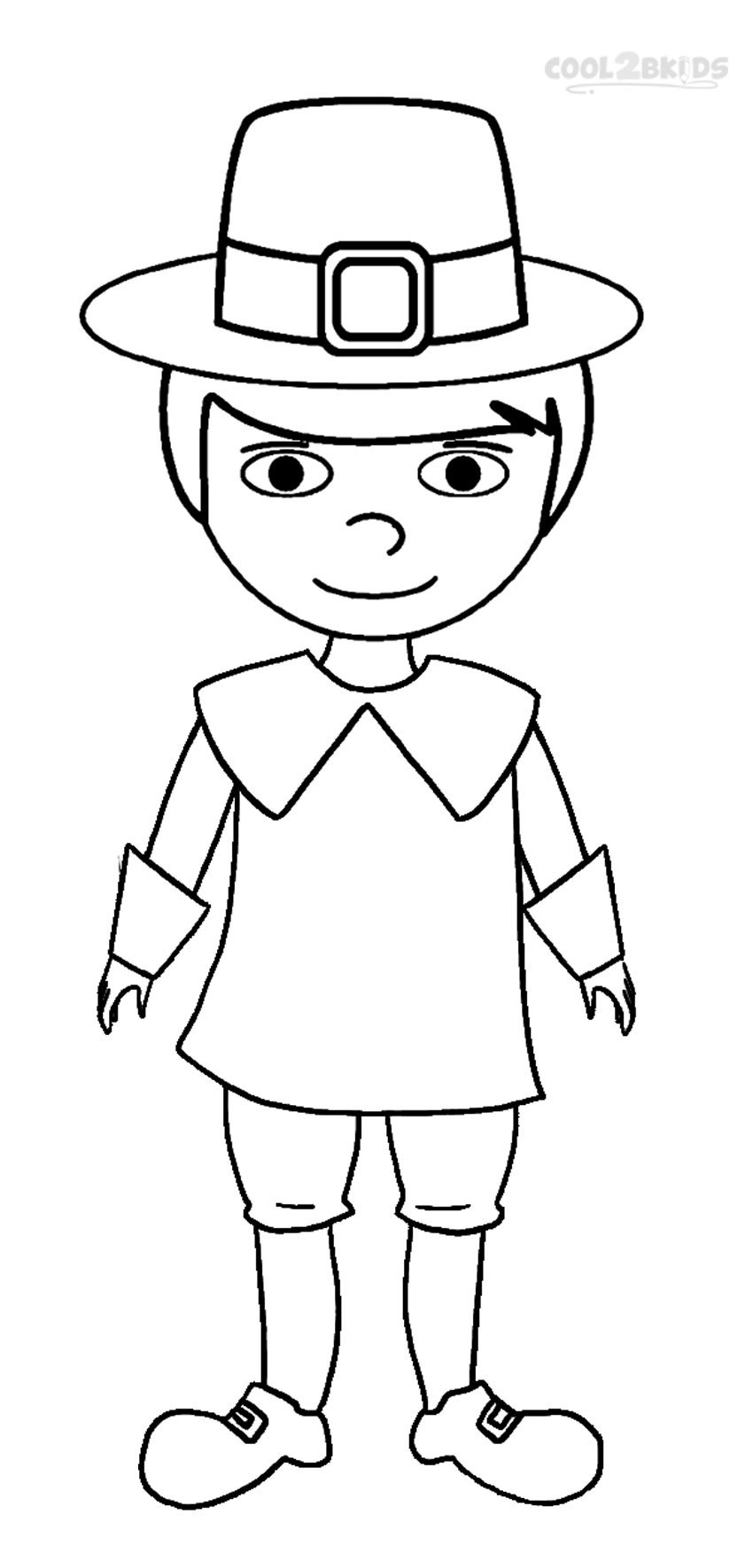 Boys And Girls Coloring Pages
 Printable Pilgrims Coloring Pages For Kids
