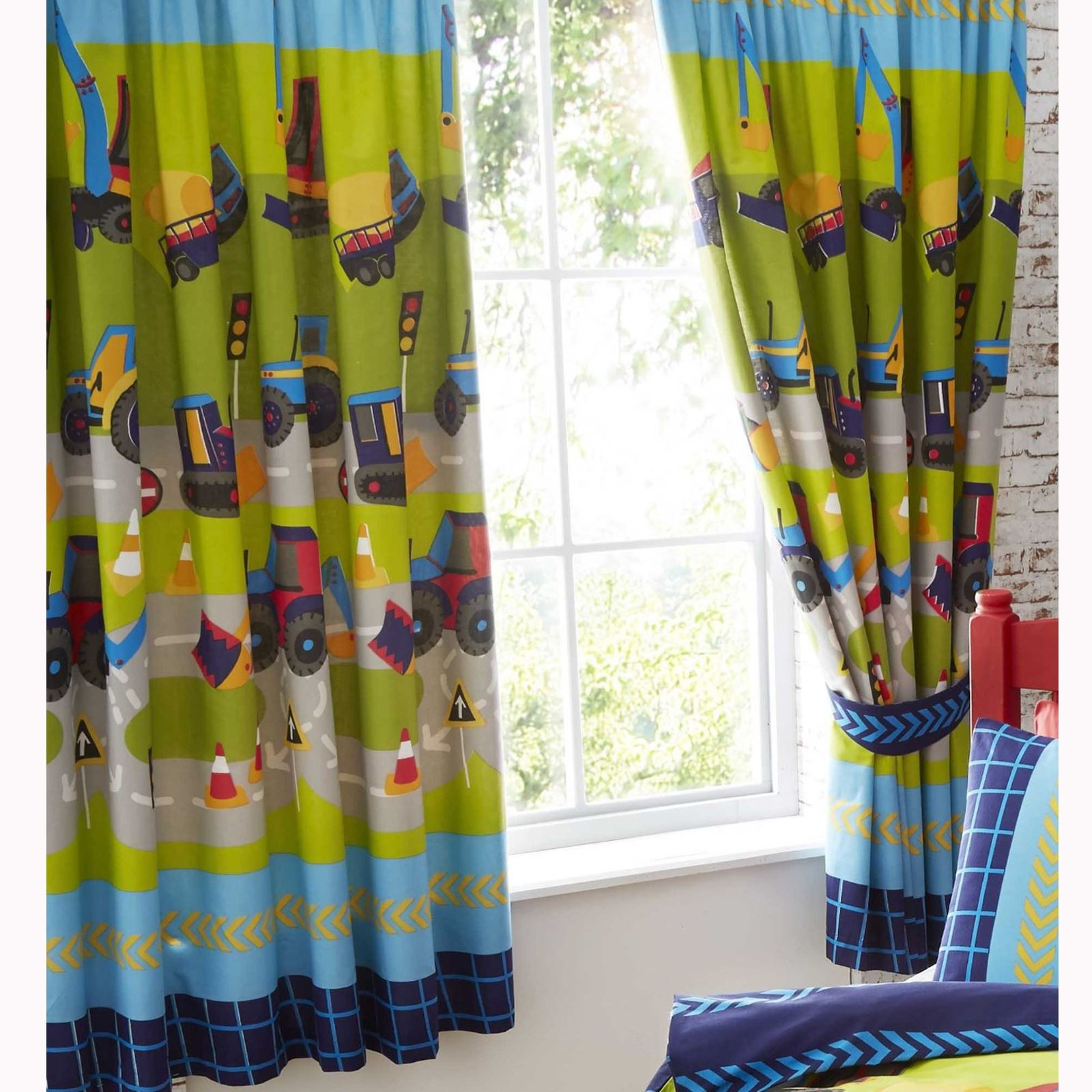Boys Bedroom Curtain
 BOYS BEDROOM CURTAINS 66" x 72" IN VARIOUS DESIGNS FULLY