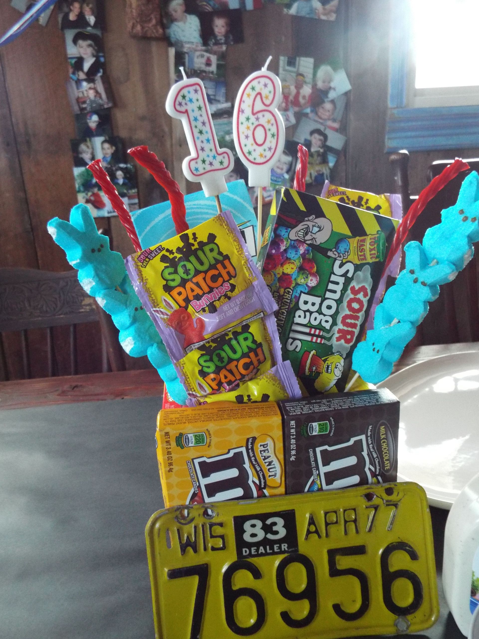 Boys Birthday Gift Ideas
 Boys Birthday party ideas Table centerpiece for "Unsweet