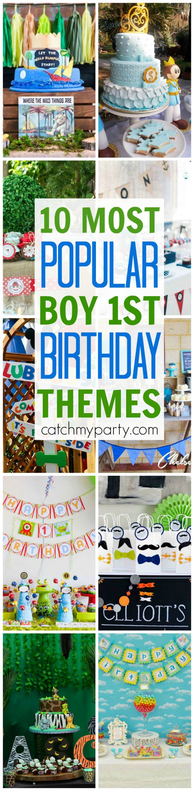 Boys Birthday Party Themes
 10 Most Popular Boy 1st Birthday Party Themes