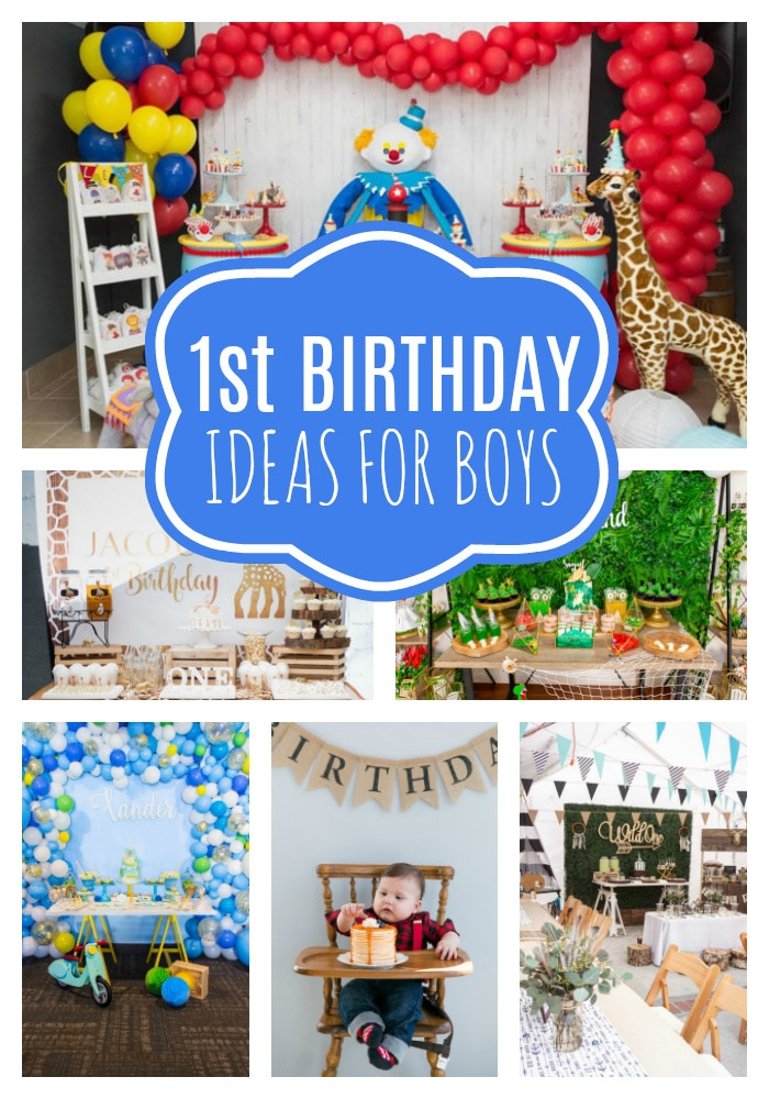 Boys Birthday Party Themes
 18 First Birthday Party Ideas For Boys Pretty My Party