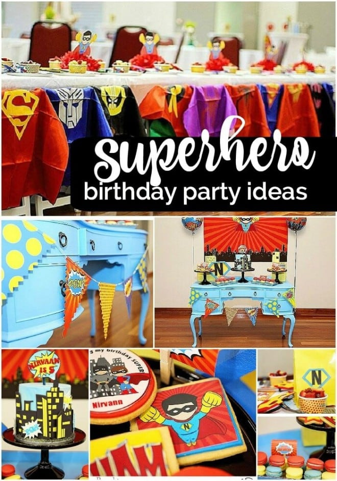 Boys Birthday Party Themes
 A Superhero Birthday Party for a Super Boy Spaceships