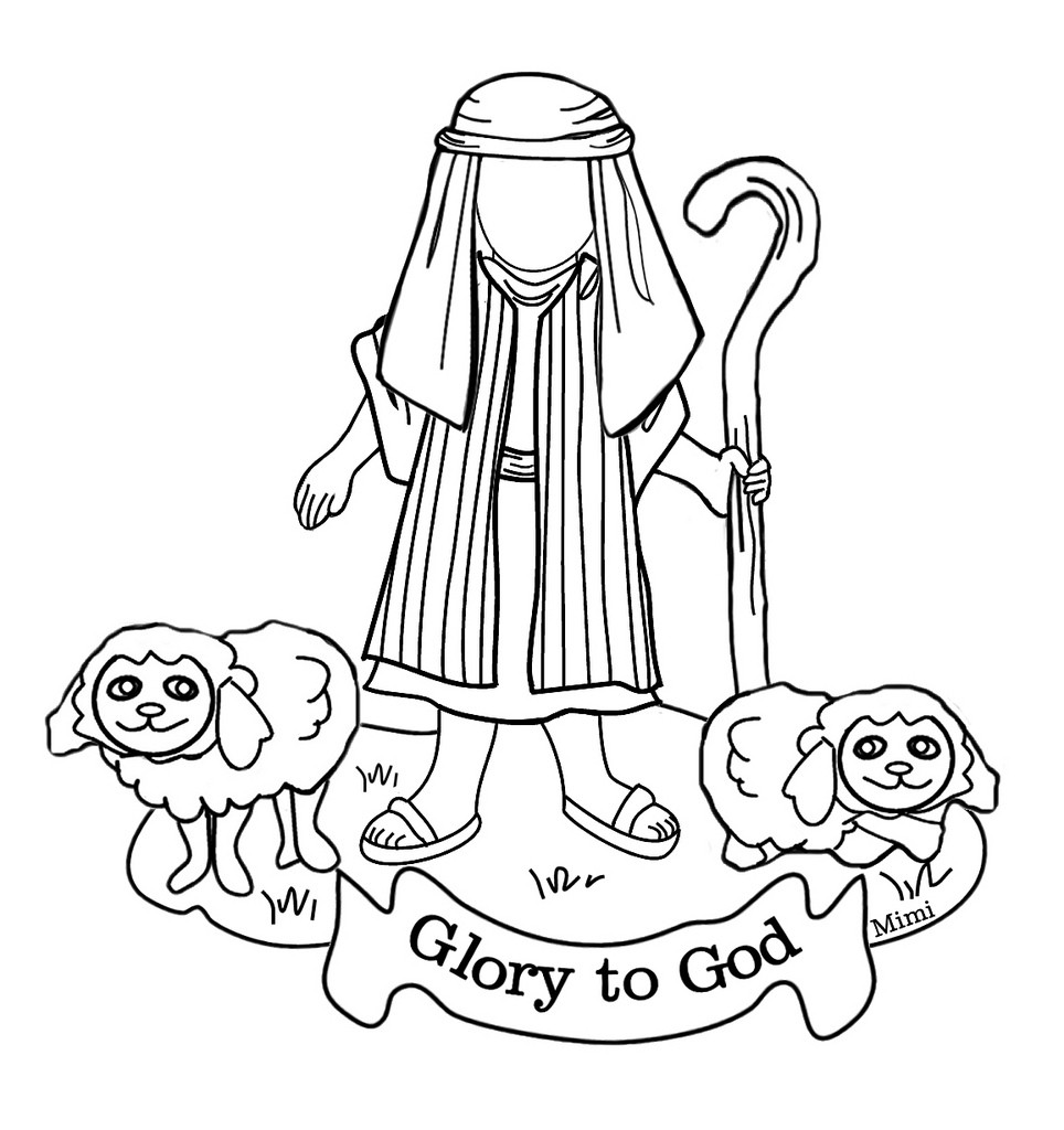 Boys Christmas Coloring Pages
 Nativity Drawing For Kids at GetDrawings