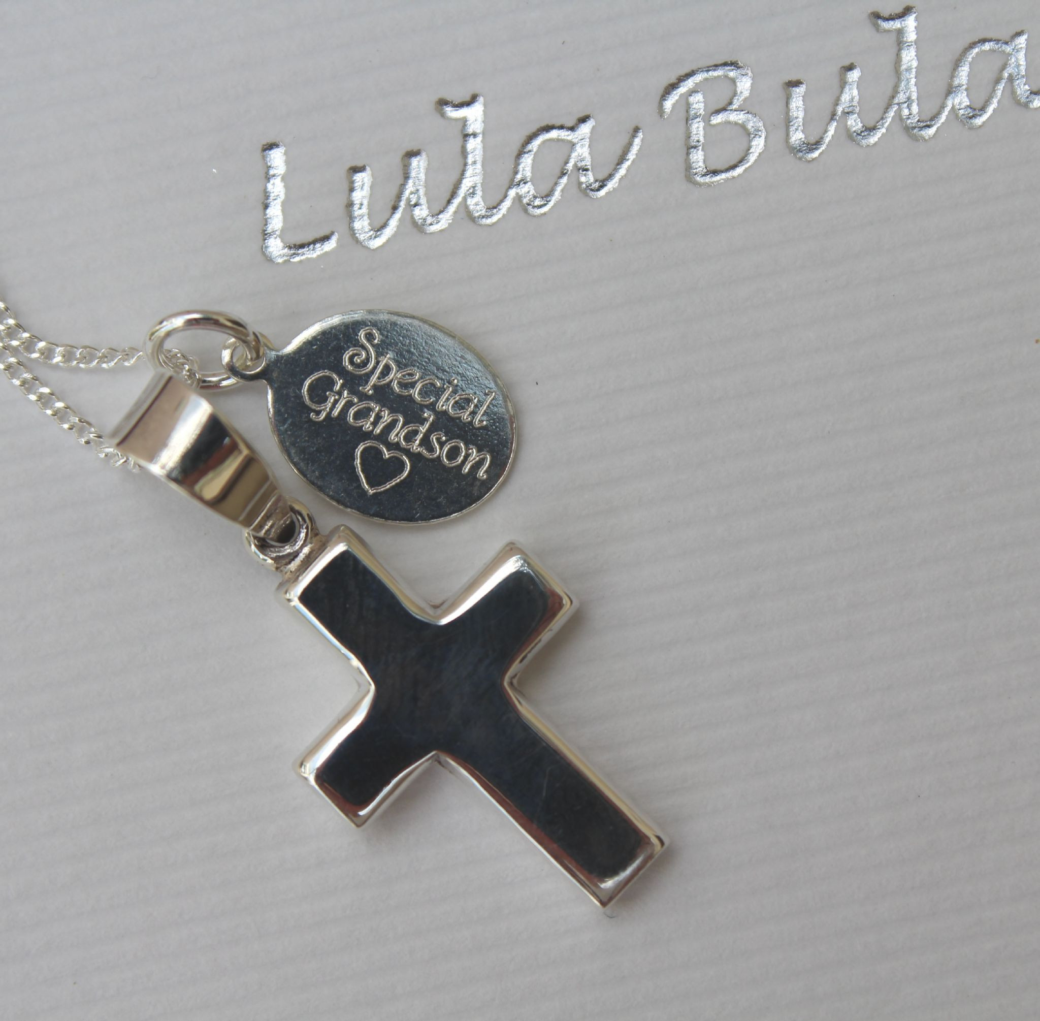 Boys Communion Gift Ideas
 First Holy munion boy s t with personalised tag necklace