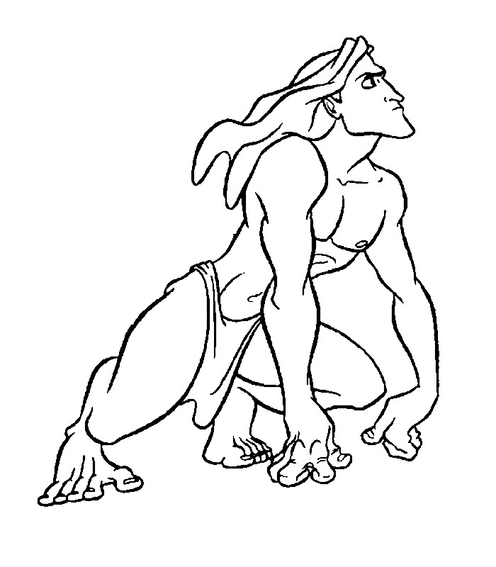 Boys Disney Coloring Pages
 Tarzan Disney Coloring Pages For Boys