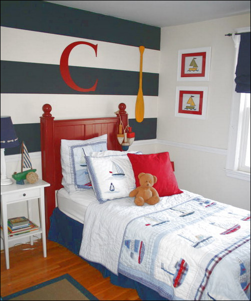 Boys Nautical Bedroom
 Key Interiors by Shinay Nautical Theme for Boys Bedrooms