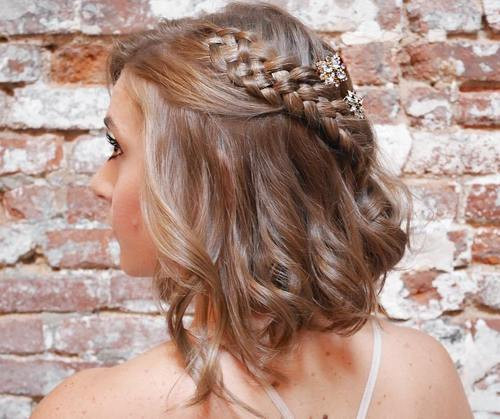 Braid Hairstyles For Prom
 40 Hottest Prom Hairstyles for Short Hair