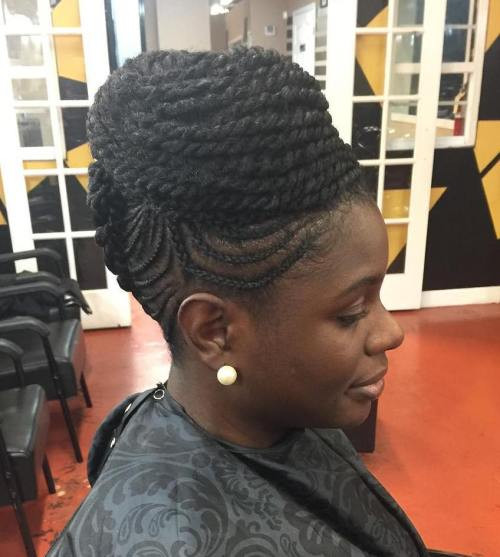 Braid Updo Hairstyles For Black Hair
 50 Updo Hairstyles for Black Women Ranging from Elegant to