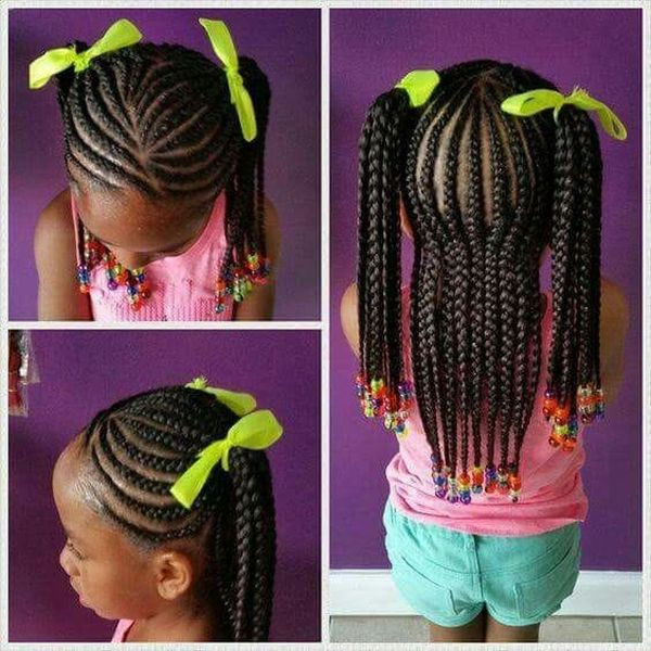Braided Hairstyles For African Americans Little Girls
 Braids for Kids Black Girls Braided Hairstyle Ideas in