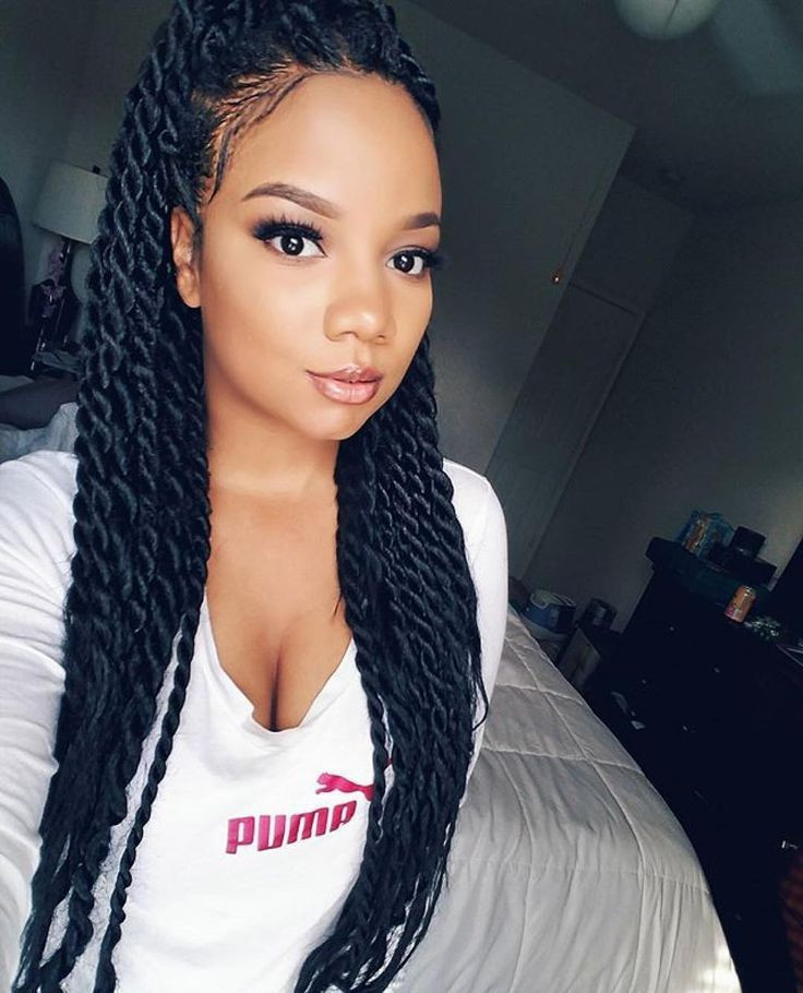 Braids And Twists Hairstyles
 Image result for senegalese twist medium length in 2019