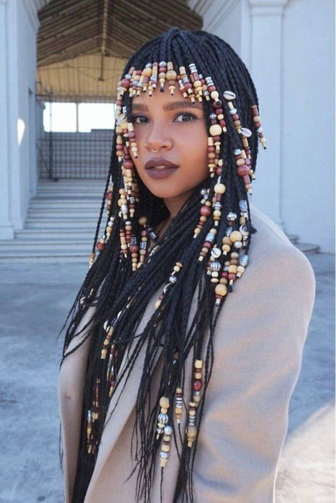 Braids Hairstyle Pics
 Braids with Beads Inspiration in 2019