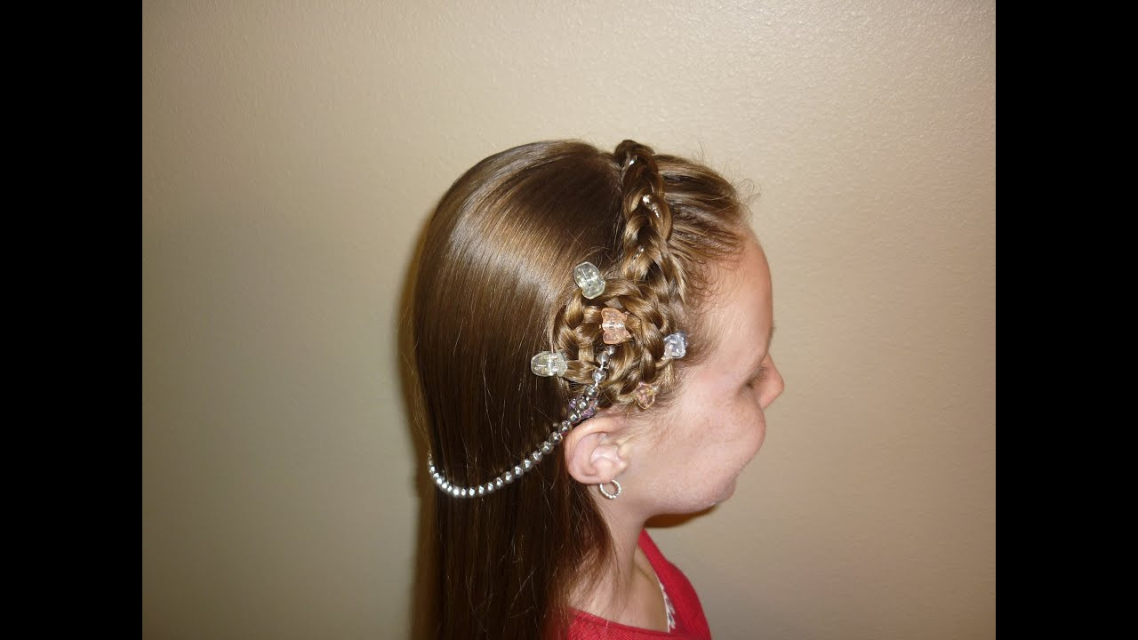 Braids Hairstyles For Girls
 Princess Hairstyles Braided Headband With Jewels