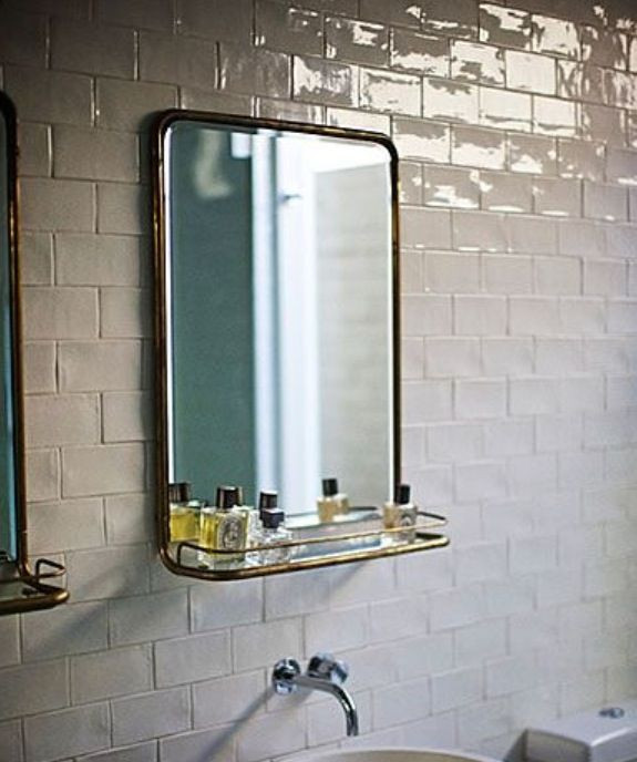 Brass Bathroom Mirror
 The Simple Beauty of Vintage Metal Mirrors