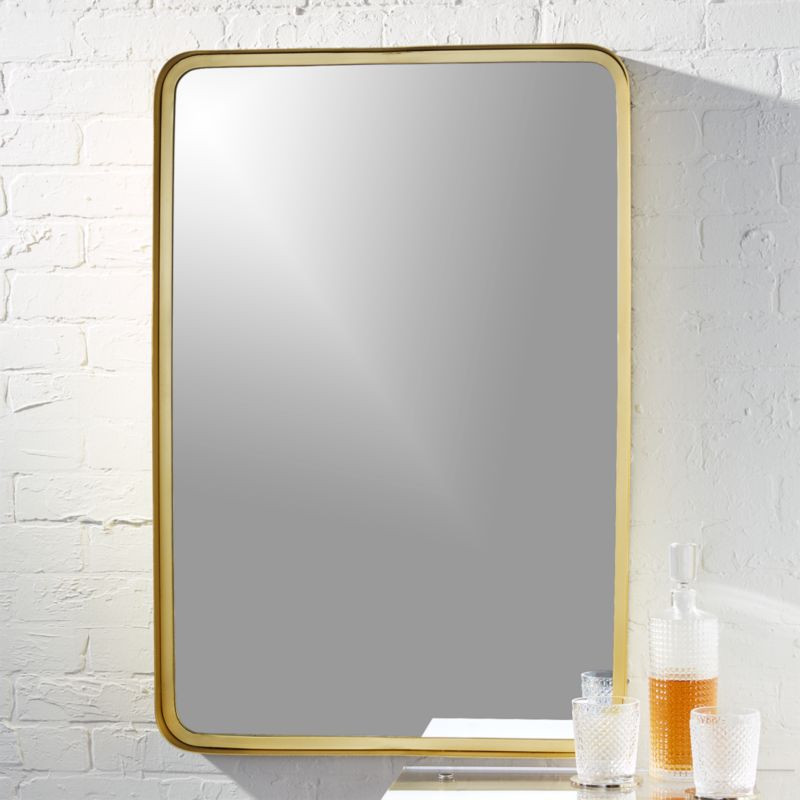 Brass Bathroom Mirror
 croft brass rectangular mirror Reviews