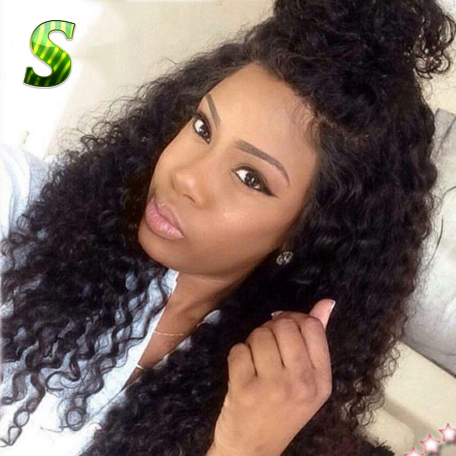 Brazilian Lace Front Wigs With Baby Hair
 Brazilian Deep Curly Human Hair Lace Front Wigs With Baby