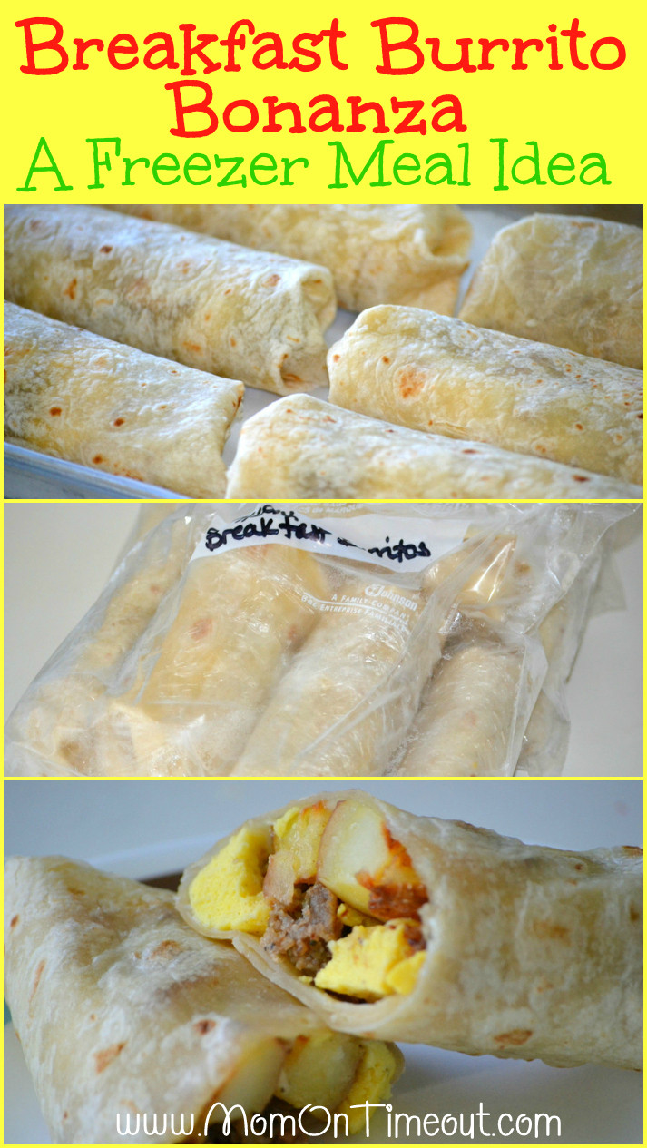 Breakfast Burritos Freezer
 Breakfast Burrito Bonanza A Freezer Meal Idea Mom