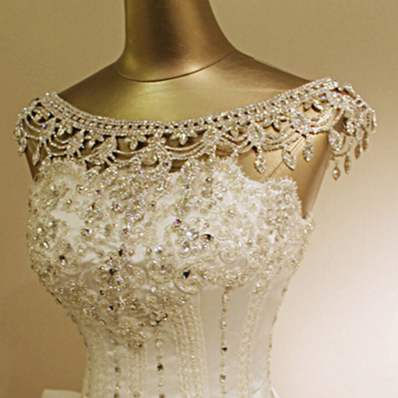 Bridal Body Jewelry
 Crystal Wedding Bridal Rhinestone Shoulder Body Chain