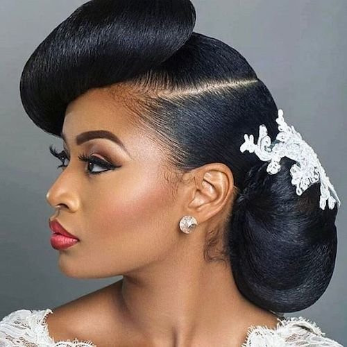 Bridal Hairstyles For Black Brides
 47 Wedding Hairstyles for Black Women To Drool Over 2018