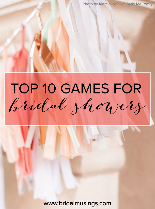 Bridal Shower Bachelorette Party Ideas
 Top 10 Bridal Shower and Bachelorette Party Games