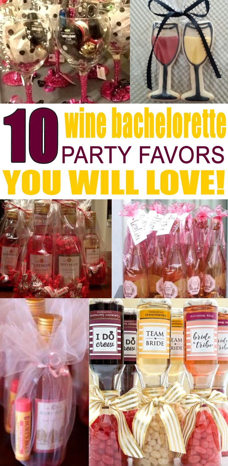 Bridal Shower Bachelorette Party Ideas
 Wine Bachelorette Party Favors
