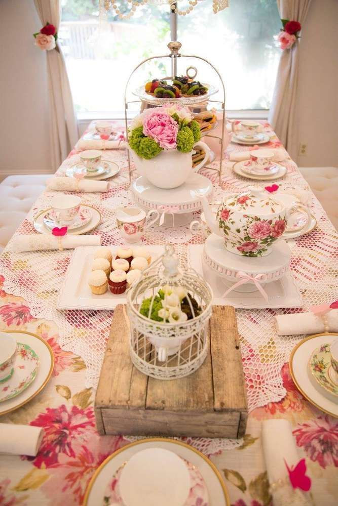Bridal Shower Tea Party Decorating Ideas
 Pin by Sweetpea Lifestyle on Party Time
