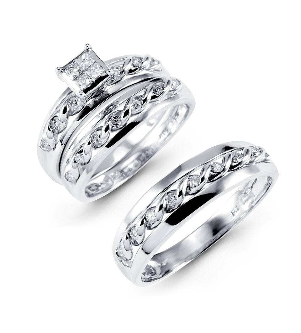 Bride And Groom Wedding Ring Sets
 15 Best of Wedding Rings For Bride And Groom Sets