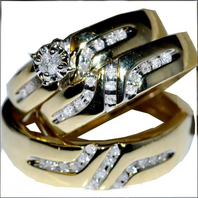 Bride And Groom Wedding Ring Sets
 bride and groom wedding ring sets 51 Best Inspiration