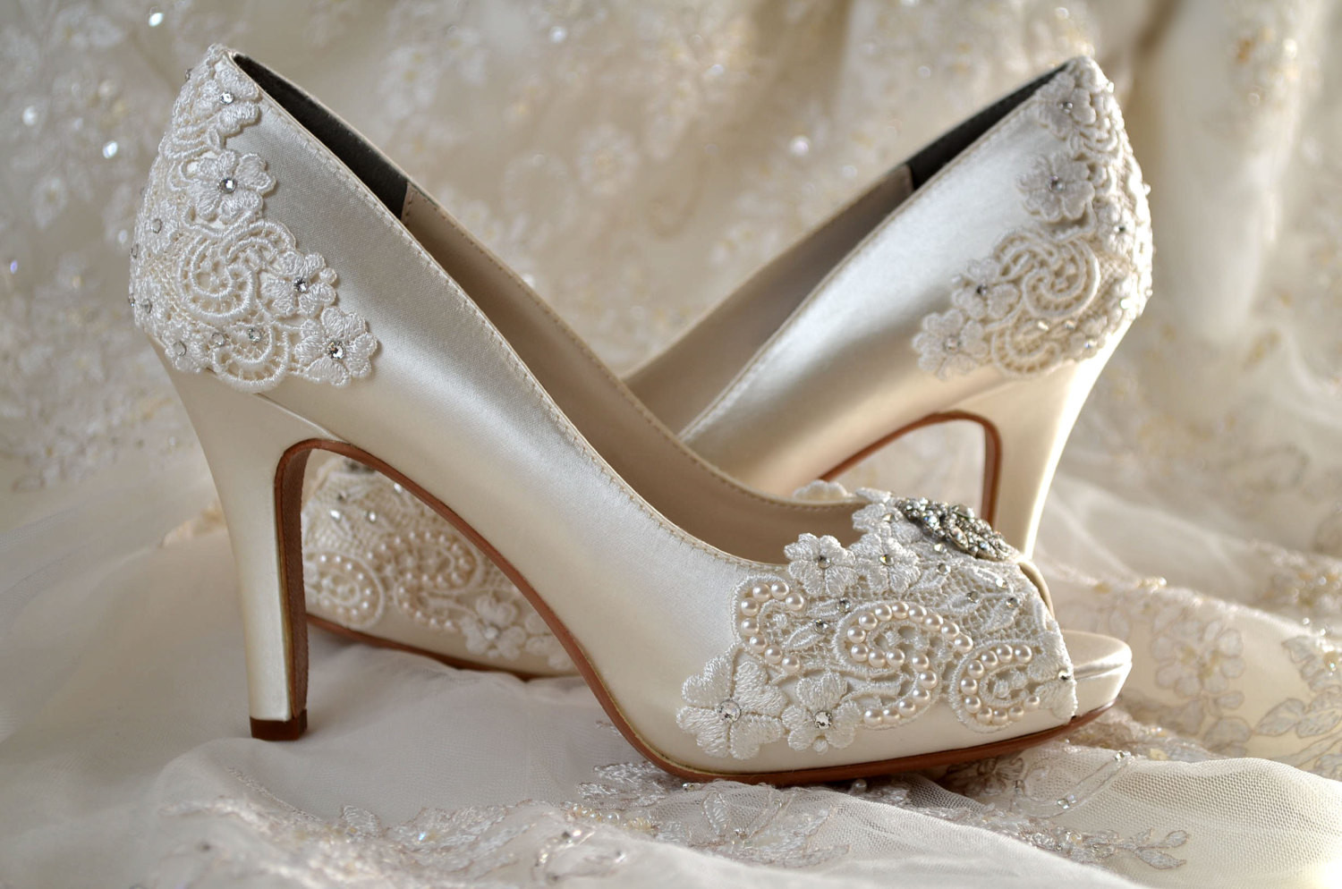 Bride Shoes Wedding
 Wedding Shoes Custom 120 Color Choices PB525A Vintage