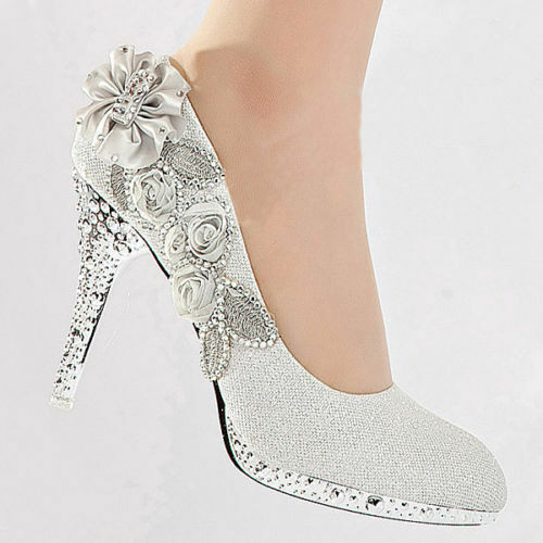 Bride Shoes Wedding
 Wedding Shoes Bride Bridal Bridesmaid Prom Shoes