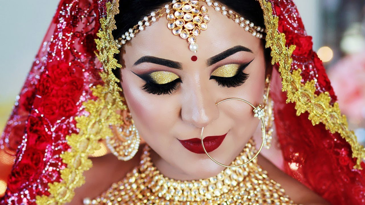 Brides Make Up
 SUMMER LONG LASTING INDIAN BRIDAL MAKEUP TUTORIAL in HINDI