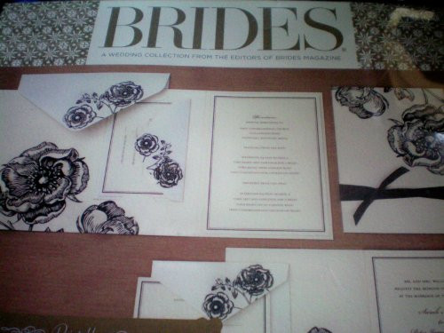 Brides Wedding Invitation Kits
 Amazon Brides Magazine Wedding Invitation Kit