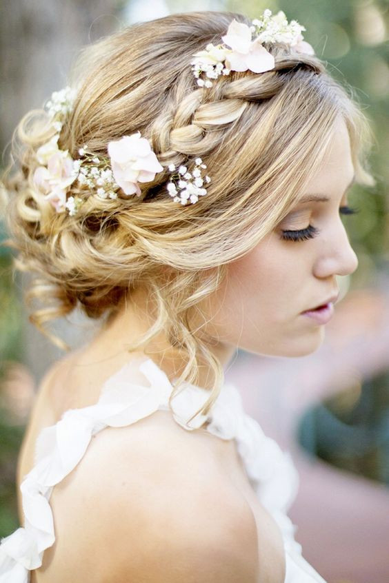 Bridesmaid Braided Hairstyles
 Braided Crowns Hairstyles For the Summer Bride Arabia
