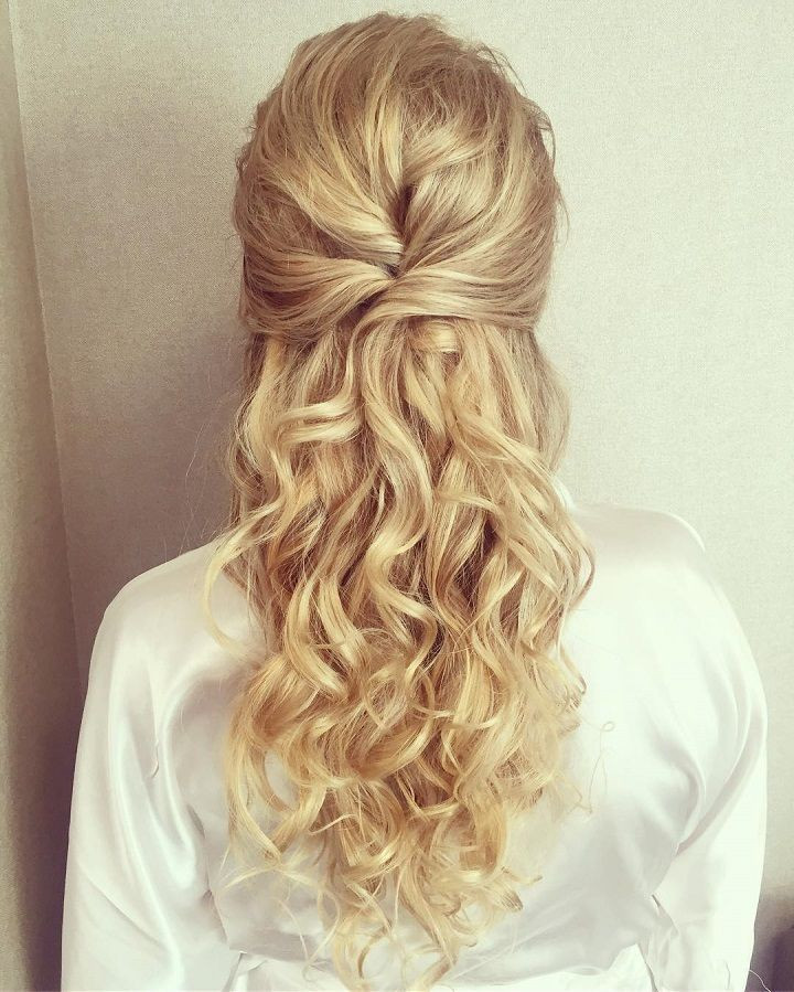 Bridesmaid Hairstyles Down
 Top 3 Half Up Half Down Wedding Hairstyles to Try
