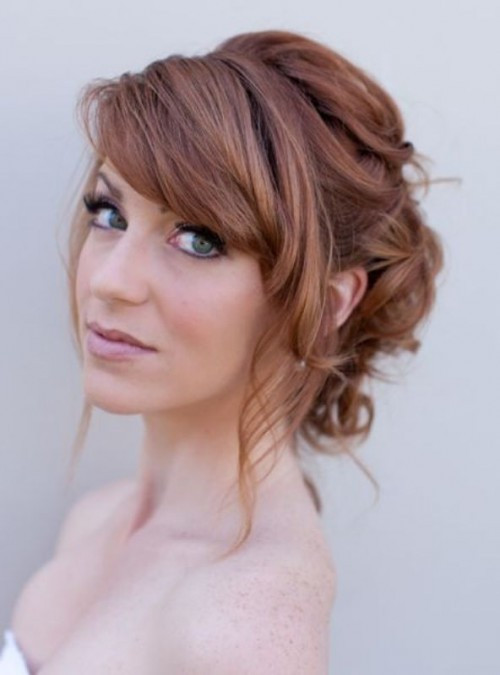 Bridesmaid Hairstyles With Bangs
 39 Chic And Pretty Wedding Hairstyles With Bangs