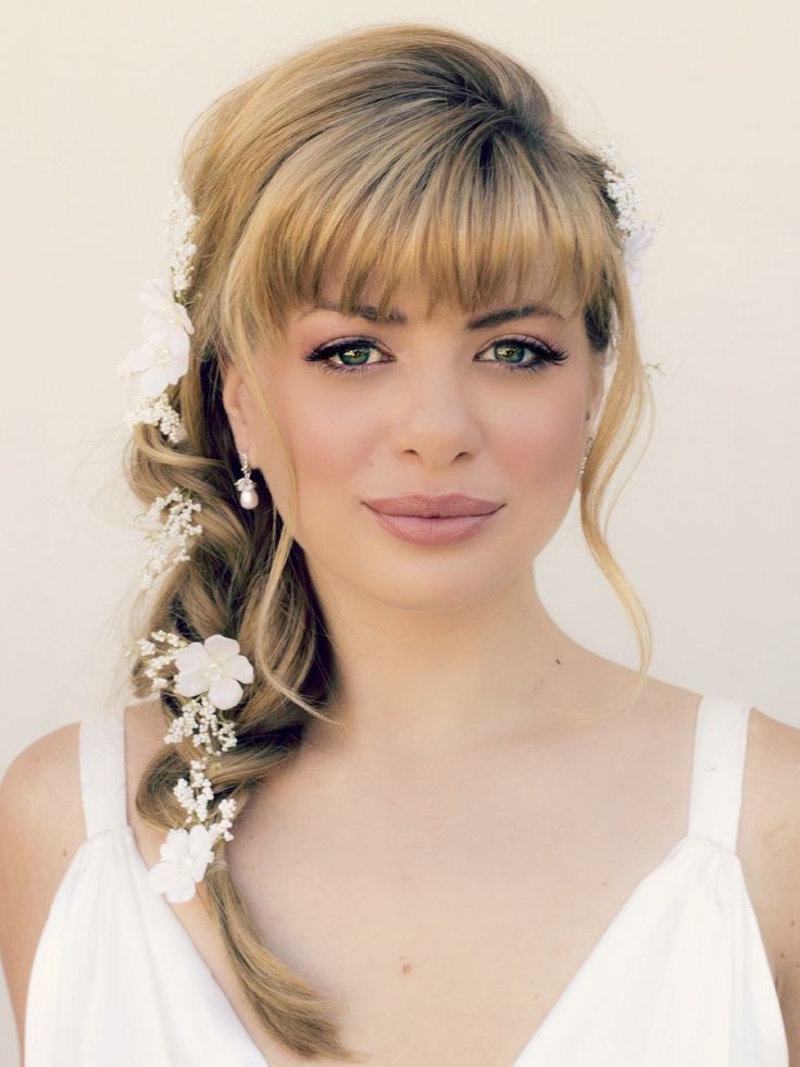 Bridesmaid Hairstyles With Bangs
 39 Romantic Wedding Hairstyles With Bangs MagMent