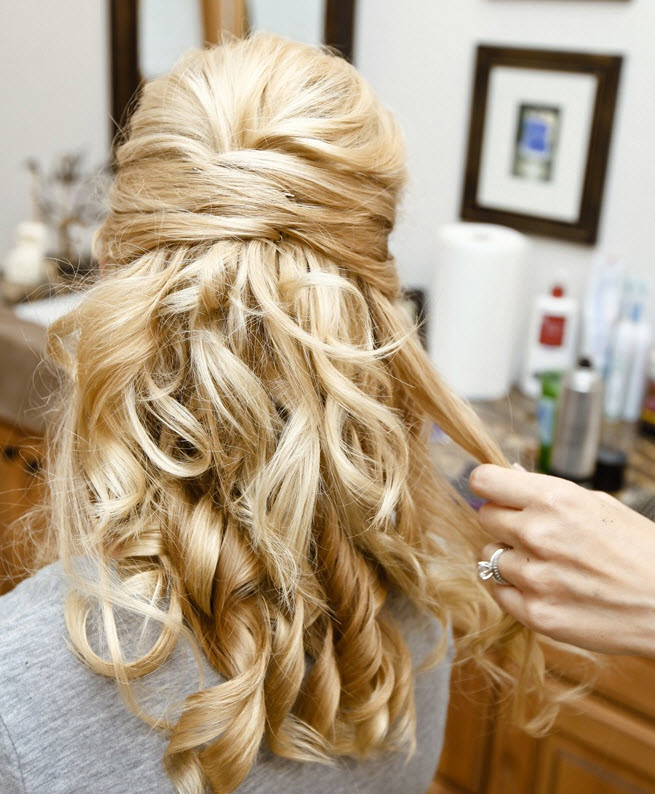 Bridesmaid Long Hairstyles
 Top Wedding Hair & Makeup Ideas From Pinterest