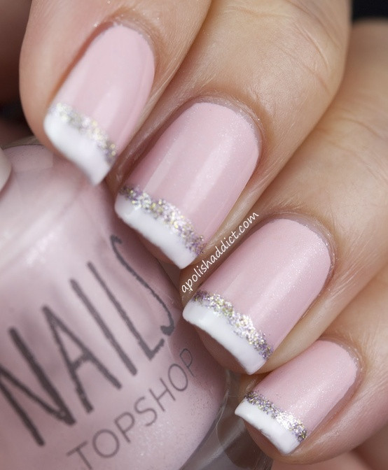 Bridesmaid Nail Ideas
 20 Glitter Nail Designs For The Everyday Gl