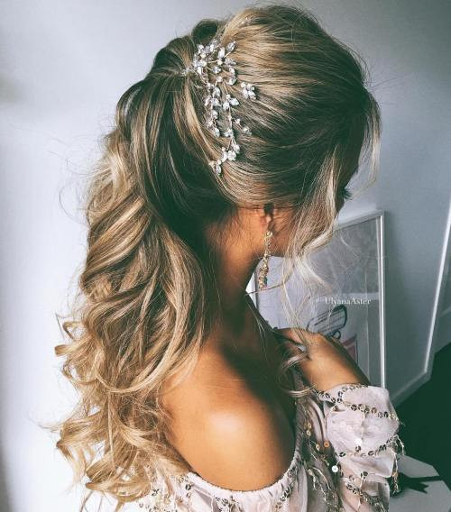 Bridesmaid Updo Hairstyles For Long Hair
 Half Up Half Down Wedding Hairstyles – 50 Stylish Ideas
