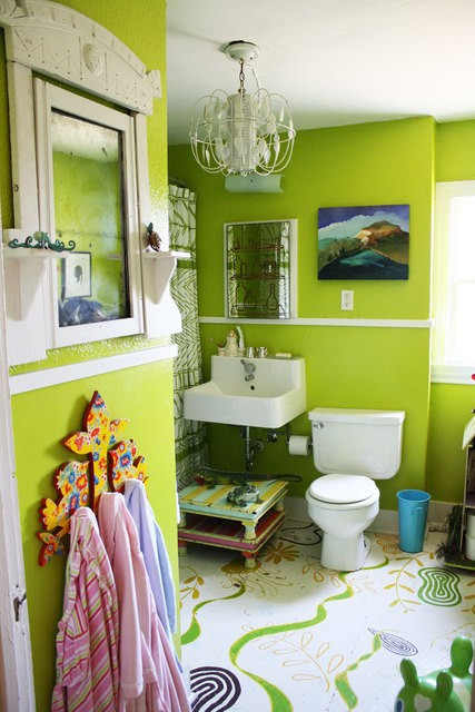 Bright Bathroom Colors
 43 Bright And Colorful Bathroom Design Ideas DigsDigs