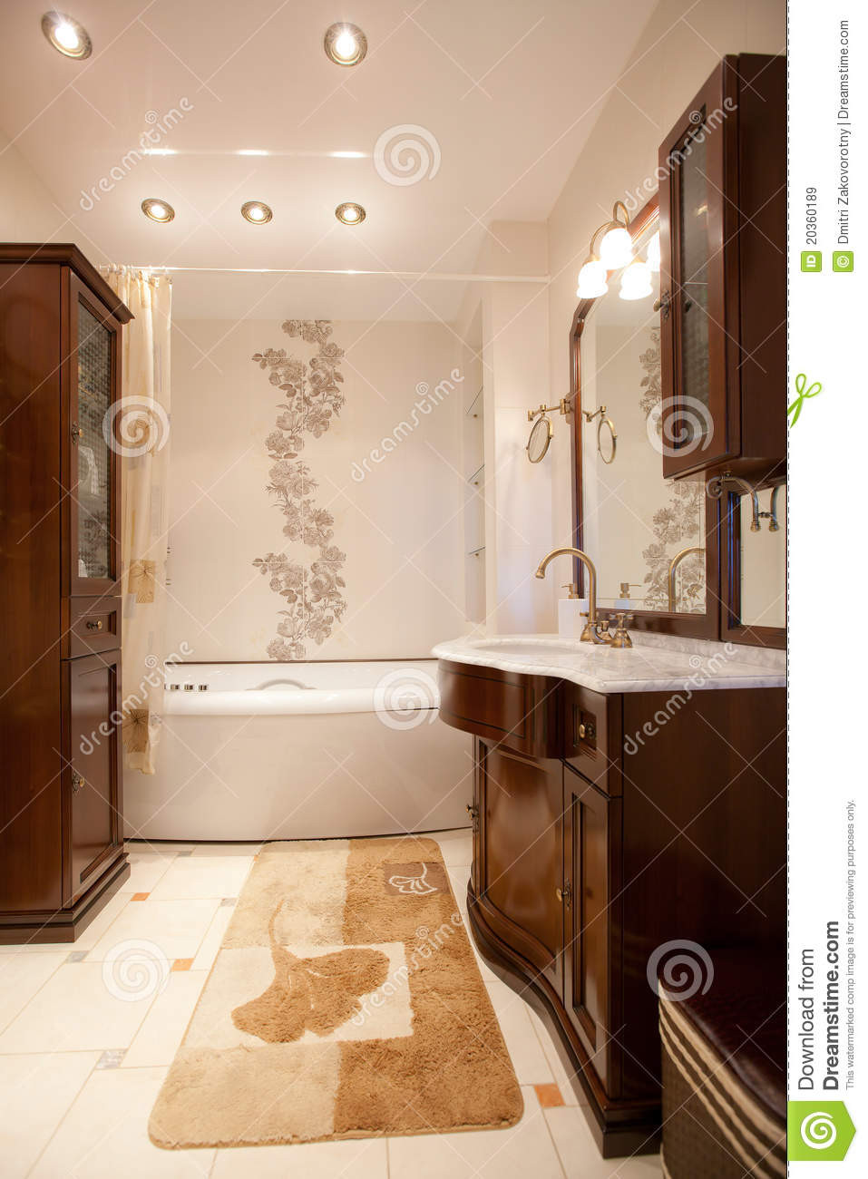 Bright Bathroom Colors
 Bathroom In Bright Colors Royalty Free Stock
