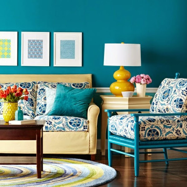 Bright Living Room Colors
 Decorating Bedroom with Vintage Textiles Smart Room Tips