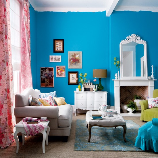 Bright Living Room Colors
 How to use bright colors to decorate the home – Interior