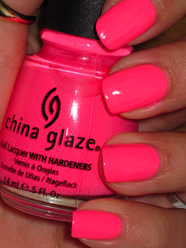 Bright Nail Colors For Summer
 China Glaze Shocking Pink neon