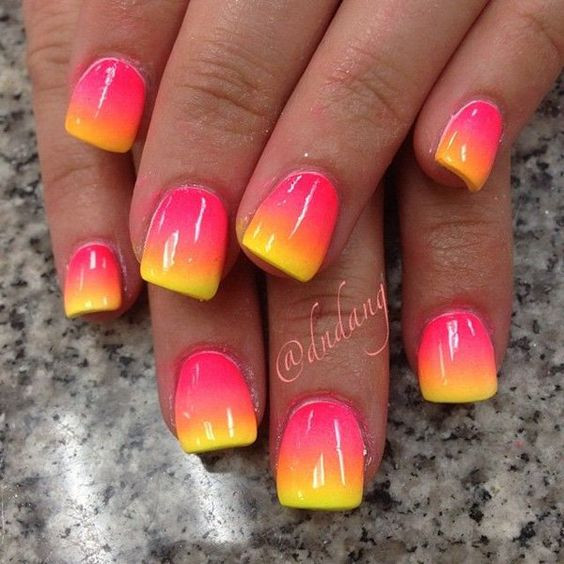 Bright Nail Colors For Summer
 Short nail designs summer 2016