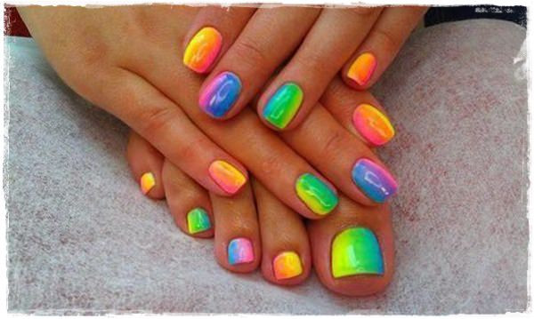 Bright Nail Colors For Summer
 45 Childishly Easy Toe Nail Designs 2015