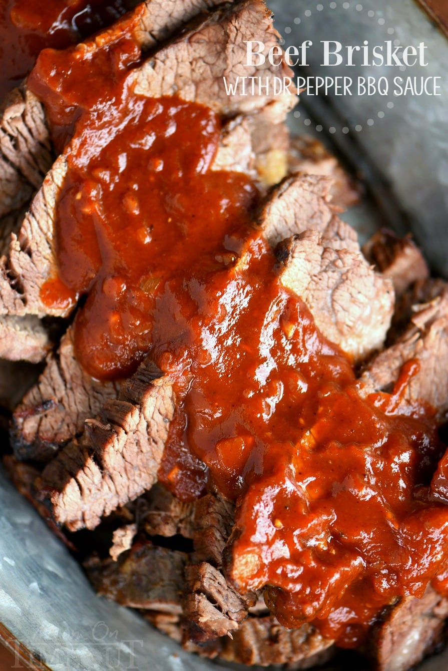 Brisket Bbq Sauce
 Beef Brisket with Dr Pepper Barbecue Sauce Mom Timeout