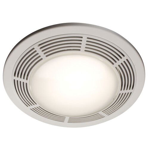 Broan Bathroom Exhaust Fan Light
 Broan Round 100 CFM Exhaust Bathroom Fan with Light and