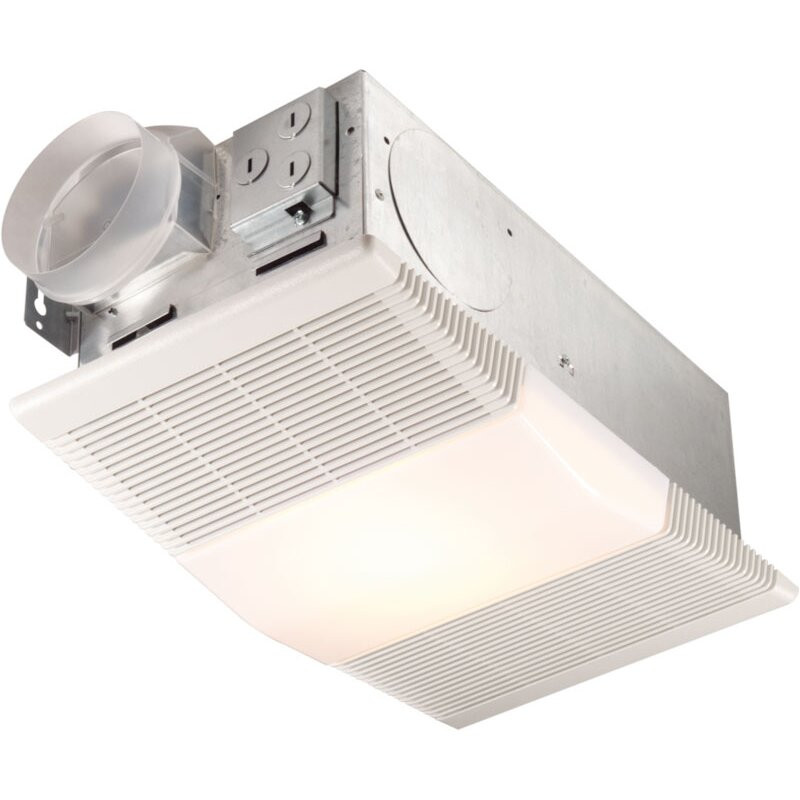 Broan Bathroom Exhaust Fan Light
 Broan 70 CFM Ceiling Exhaust Fan with Heater and Light