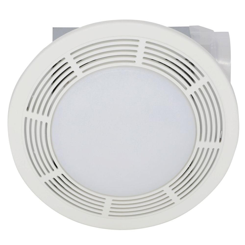 Broan Bathroom Exhaust Fan Light
 Broan 100 CFM Ceiling Bathroom Exhaust Bath Fan with Light